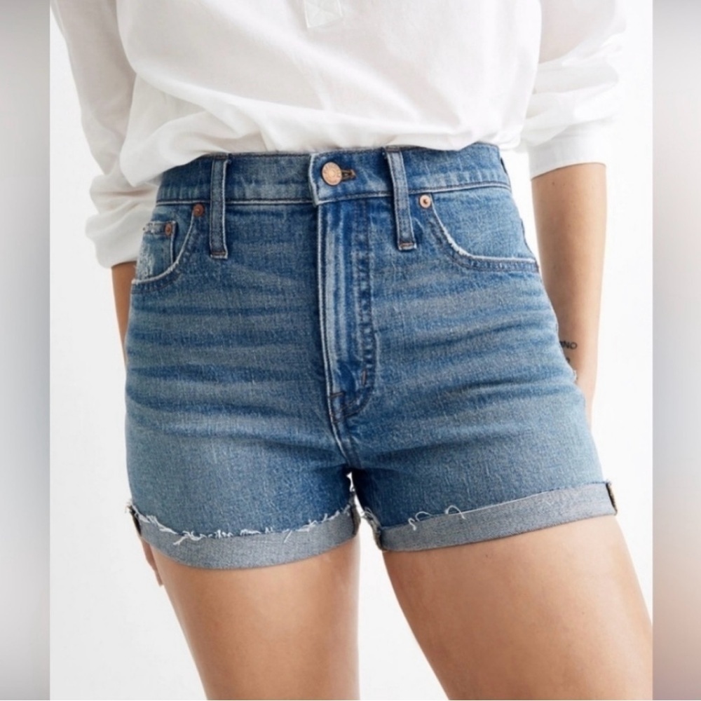 Madewell High Rise Denim Shorts Size 26